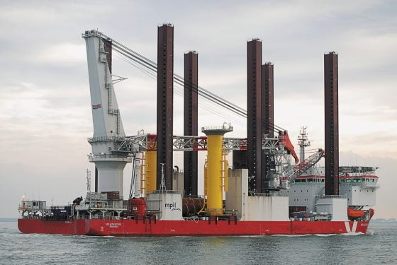 PD Ports welcomes the world’s first purpose built wind turbine installation vessel into Hartlepool