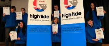 Celebrating success as first cohort of young people graduate High Tide summer scheme