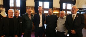 Chief Executive Officer Frans Calje (centre) with Long Service Award recipients.