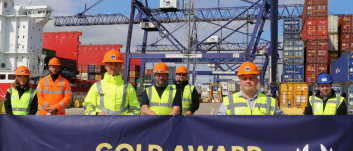 Continued celebrations for PD Ports as company scoops gold health and safety award
