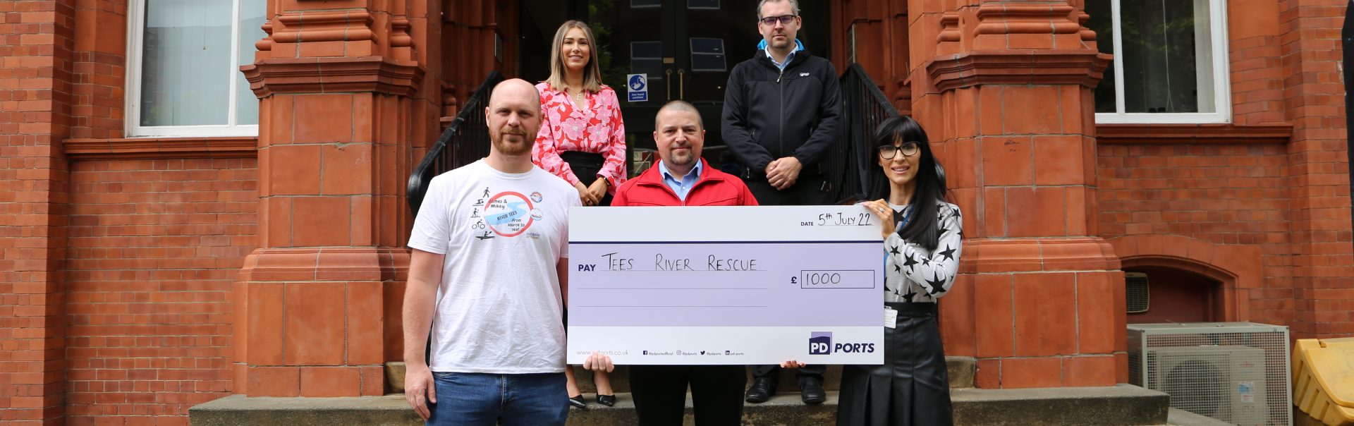 PD Ports donates £1000 to support Tees River Rescue Fundraiser