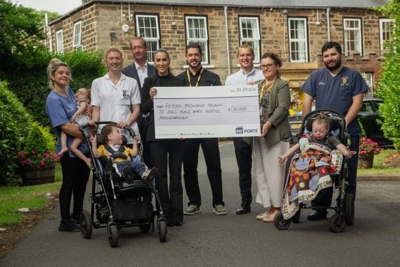 £15,000 donation from port community keeps Zoe’s Place open for full working week