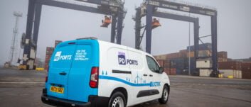 PD Ports’ sustainability agenda receives another boost with delivery of first fully electric vehicle at Tees Dock